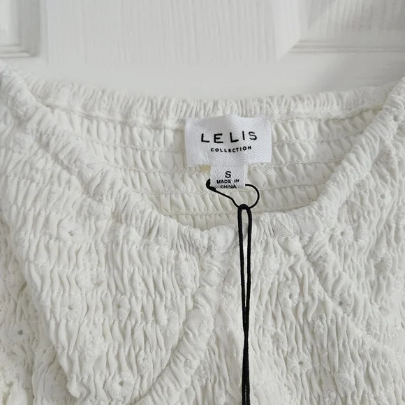 Le Lis White Puff Sleeve Sundress - Picture 4 of 7